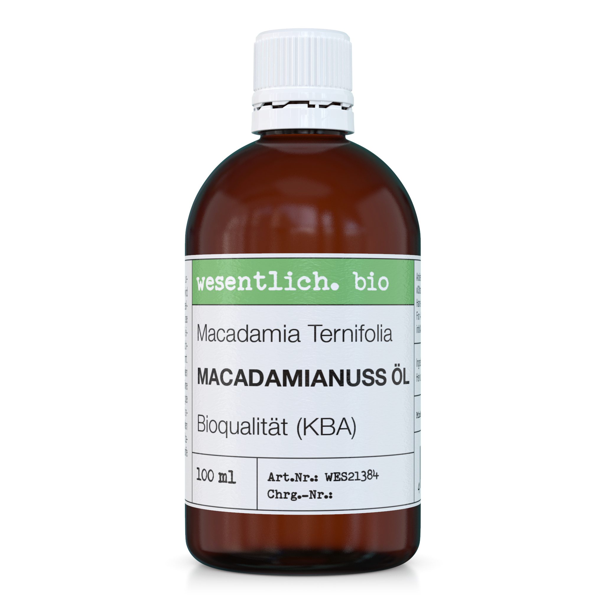 Macadamianussöl bio 100ml, Essen, Würzen, Sirup, Ketchup, Flasche