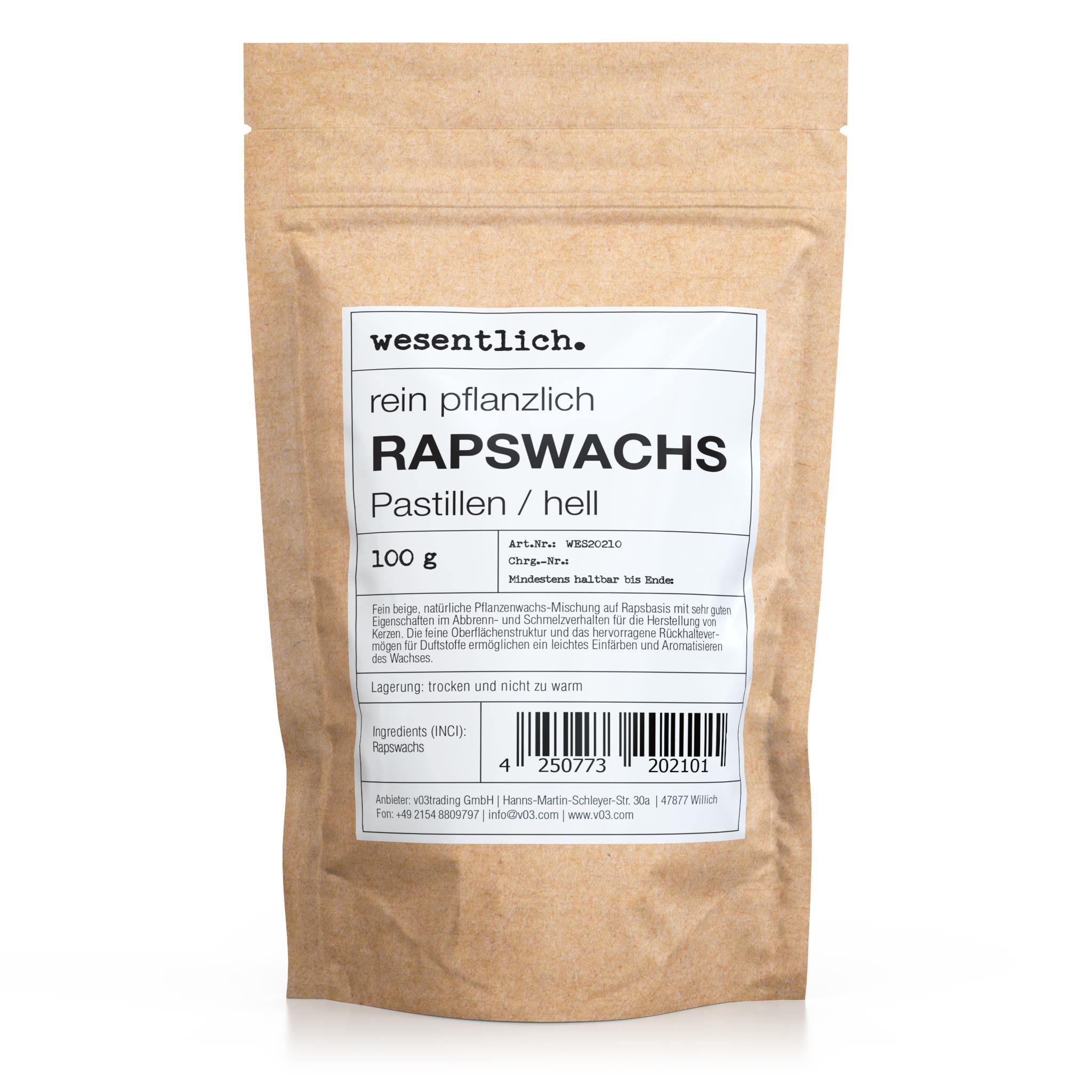 Rapswachs hell