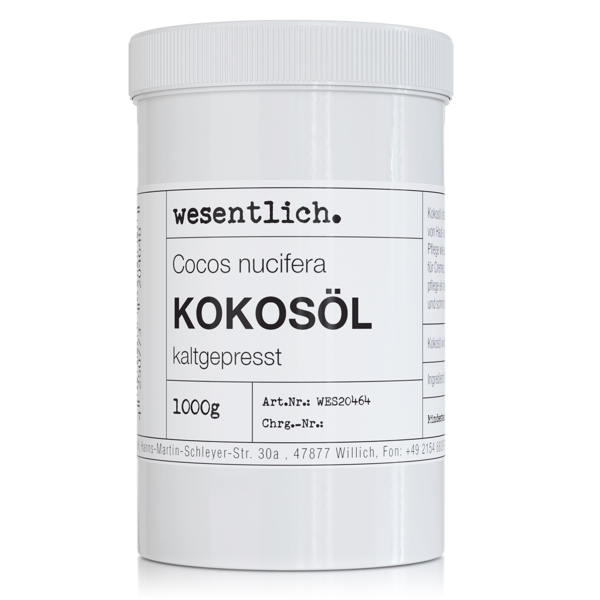 Kokosöl kaltgepresst