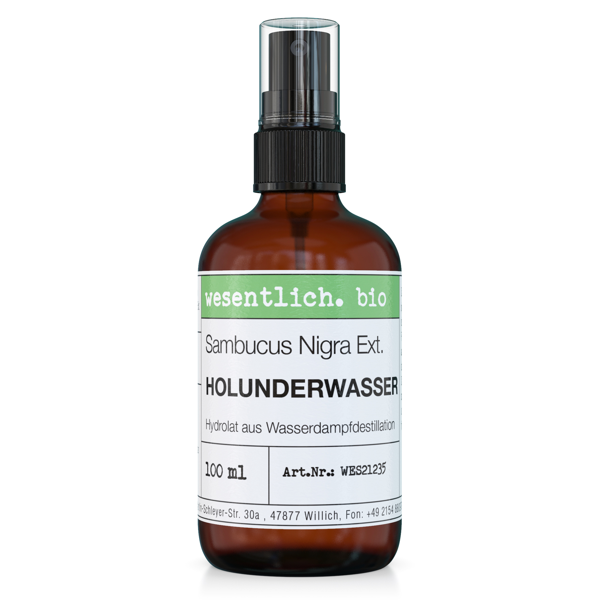 Holunderwasser bio (Hydrolat) 100ml