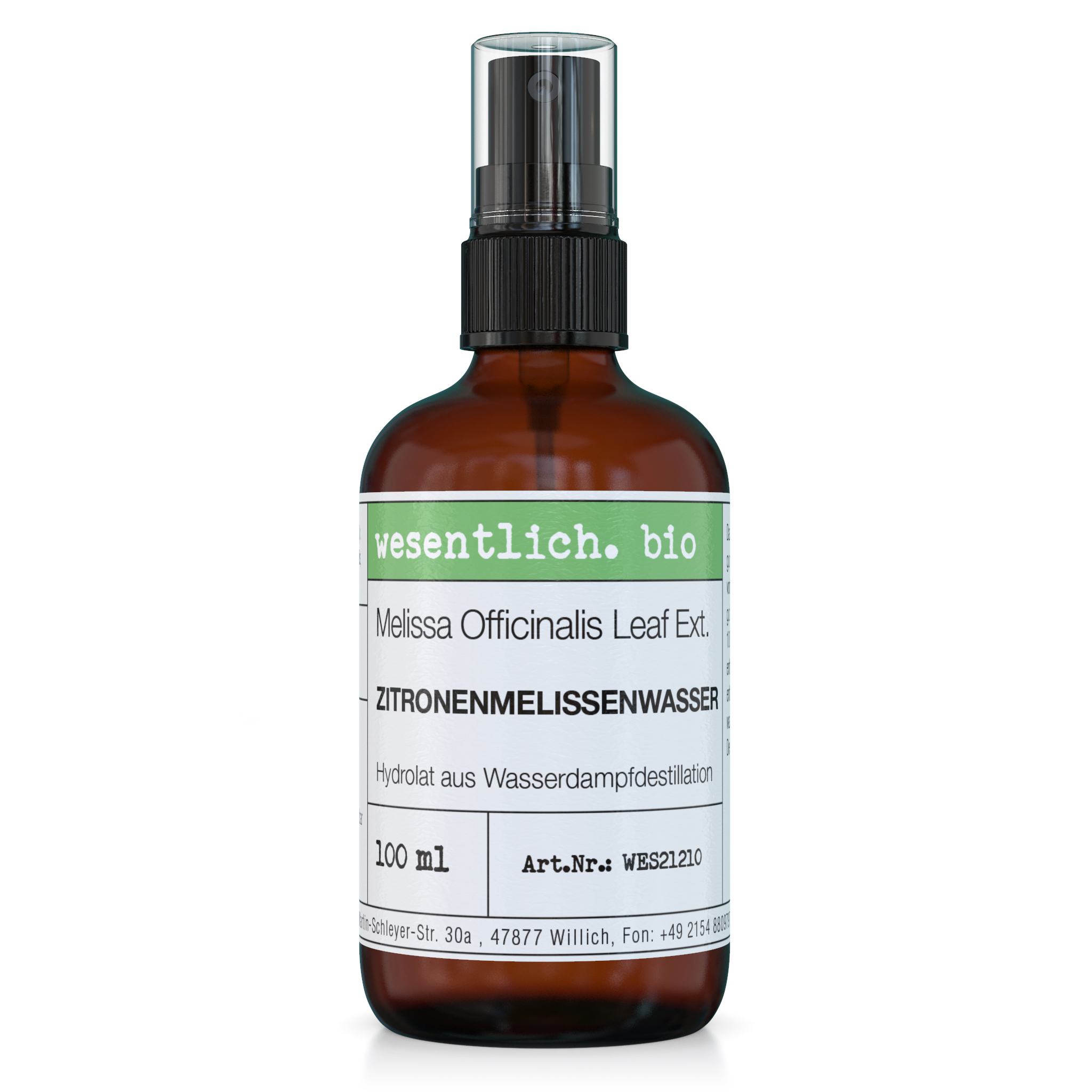 Zitronenmelissenwasser bio (Hydrolat) 100ml