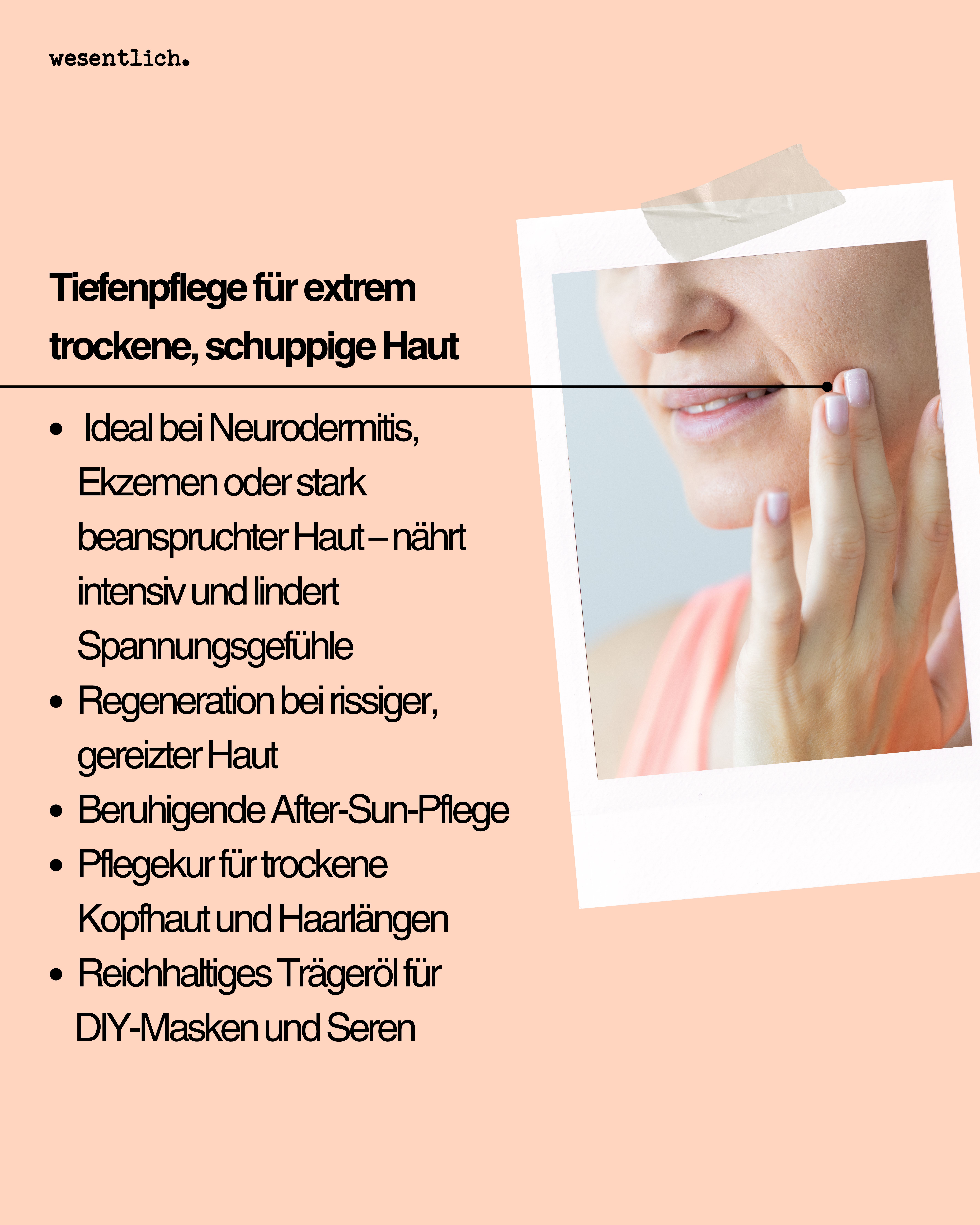 Avocadoöl BIO kaltgepresst 100ml, Kopf, Person, Gesicht