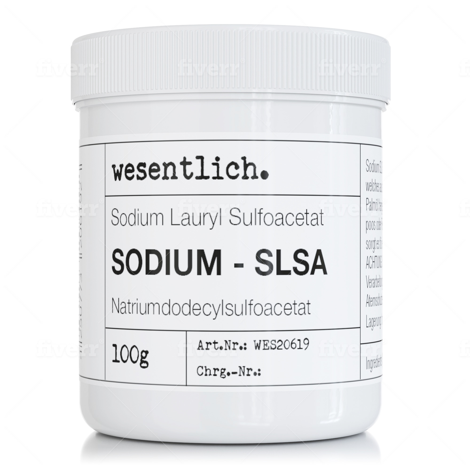 Sodium SLSA (Sodium Lauryl Sulfoacetate, pflanzliches Tensid